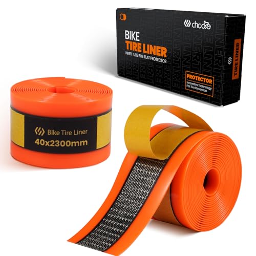 Image of Chooee Bike Tire Liners,Bicycle Tire Liner Tube Flat Protector-Self Adhesive,Mountain /Road Bike Puncture Proof Tire Liner Inner Compatible with 20 24 26 27.5 28 29 700c Tires.