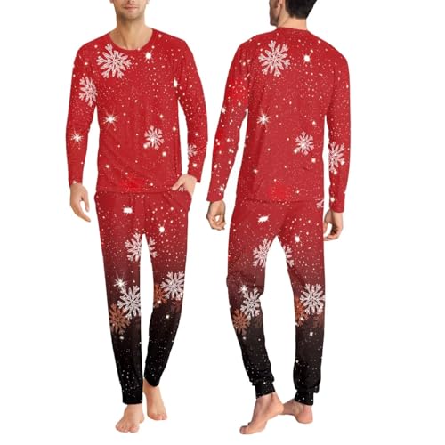 Cozeyat Matching Pajamas for Couples, Christmas Couple Pjs Set for Men and Women Soft Warm Loungewear2