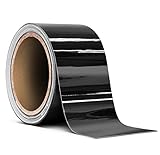VViViD Black Mirror Chrome Air-Release Adhesive Vinyl Pinstripe Tape Roll (2 Inch x 20ft)