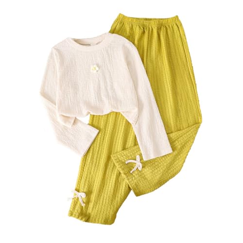 Vêtements enfants automne : ensemble fille avec haut manches longues et pantalon souple