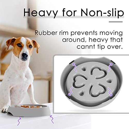 Superdesign Slow Feeder Dog Bowl Cat Bowl 2 Cup Slow Feeding Dog Bowl For Small Medium Breed Anti Gulping Healthy Eating Interactive Bloat Stop Fun Alternative Non Slip Puzzle Dog Food Bowl, #TOP3
