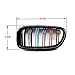 SNA M Color F10 Grille, Front Kidney Grill for 2010-2016 BMW 5 Series F10 F11 And F10 M5 (Double Slats Gloss Black Grill, 2-pc Set)