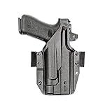 Glock 17/19/44/45/47 Gen 3-5 & 22/23 Gen 3-4, Shadow MR920 w/Streamlight TLR1 OWB Holster - USA Made - Total Eclipse OWB Holster - Outside Waistband Carry (Ambidextrous) - by Blade-Tech Holsters