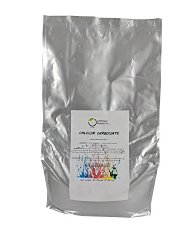 Calcium Carbonate Powder"Greenway Biotech Brand" Chalky Paint Additive Limestone Powder Rock Dust Very Fine Powder 25 Pounds
