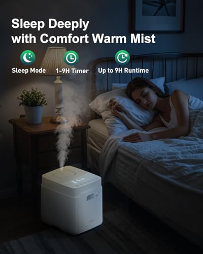 Stainless-Steel-Humidifier-Warm-Mist-Humidifier-33L087Gal-Easy-to-Clean-Steam-Humidifier-Large-Room-for-Home-1000-sq-ft-Healthy-Humidifiers-for-Bedroom-Baby-Nursery-Living-Room-Office Stainless Steel Humidifier Warm Mist Humidifier 33L087Gal Easy to Clean Steam Humidifier Large Room for Home 1000 sq ft Healthy Humidifiers for Bedroom Baby Nursery Living Room Office