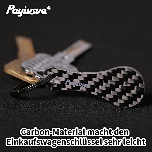 Payivsve 3 Pack Carbon Shopping Trolley Keys, 3 Pcs, 3 Pcs - Image 4
