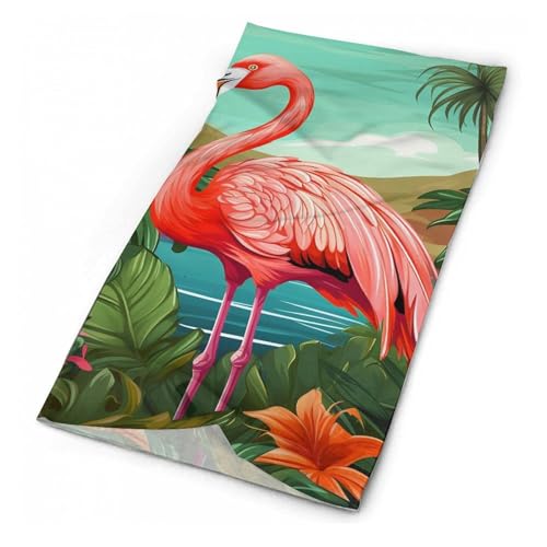 Cuello para Mujeres y Hombres VFMNT Bandana Tropical Flamenco Pasamontañas Mascarilla Elástica Pañuelo Facial Cortaviento Para Ciclismo Deportes Aire Libre miniatura 2