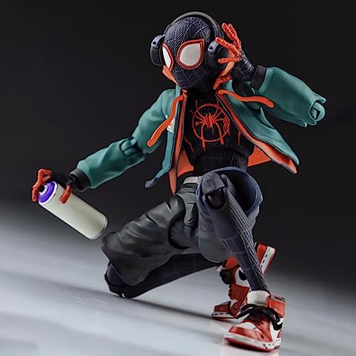 GilMelody Spider Mαn: Into The Spider-Verse Miles Morales Sentinel SV Super Heroes 6 polegadas / 16