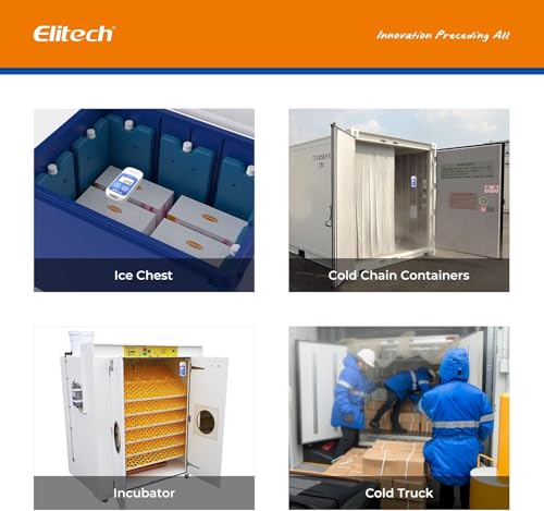 Elitech RC-5 Temperatur Datenlogger Mini USB Temp Rekorder Interner Sensor PDF-Berichte Hohe Genauigkeit Temperatur Data Logger 32000 Punkte Record Wasserdicht nach IP65 für Lager Labor