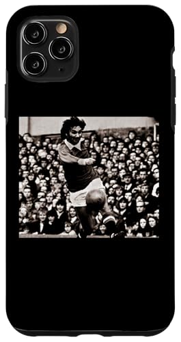 Man Utd George Best On The Ball 1971 �t�b�g�{�[�����[���h�J�b�v �X�}�z�P�[�X iPhone 11 Pro Max �p