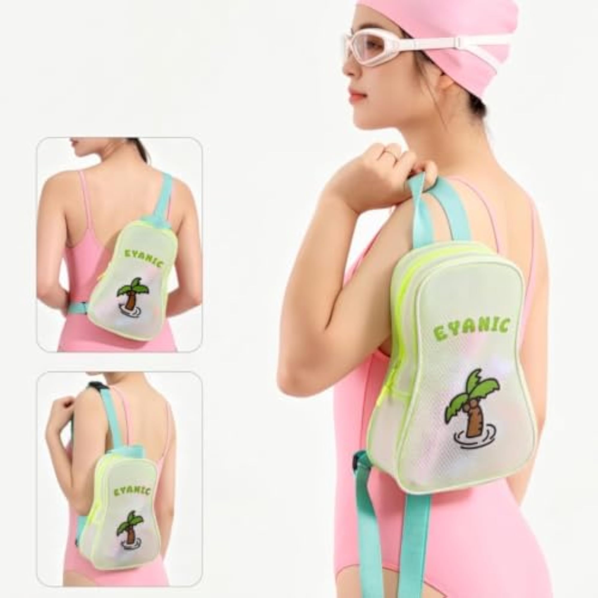 Waterproof EVA Swim Bag, Dry Wet Separation Bag
