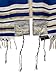 Bethlehem Gifts TM New Covenant Prayer Shawl, English/Hebrew & Bag (Israel) Holy Land (Blue)