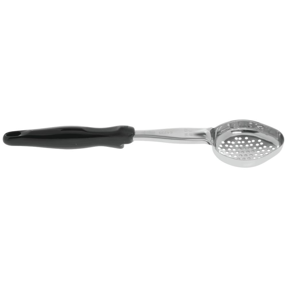 Vollrath Jacob's Pride S/S Perforated 3 Oz Spoodle w/ Black Handle