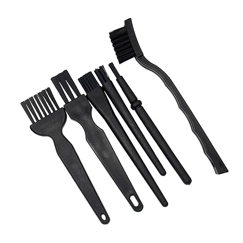Angoily 6-Piece Conductive Head Hair Ergonomic Handle Design Brush Set and Practical for Daily Cleaning