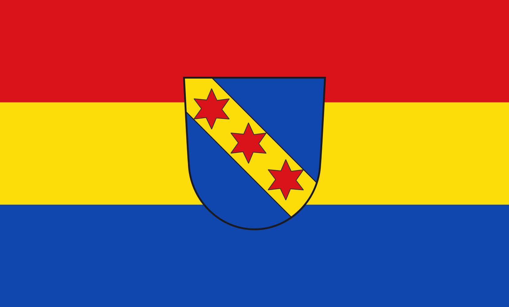 Drapeau Leipheim paysage de 1.35m² anti-effilochage pour mât extérieur