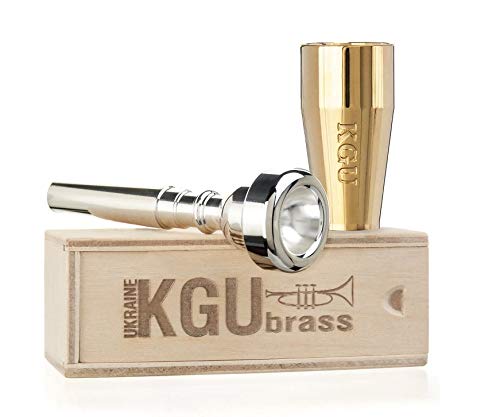 Trumpet Mouthpiece Booster Kgubrass. Custom Made Classic Trumpet Booster Kgu Gold Plated 24K Color #TOP3