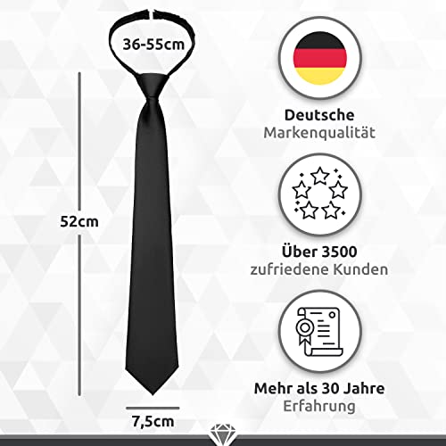 Krawatte Adamant Sicherheits-Profi mit Reißverschluss