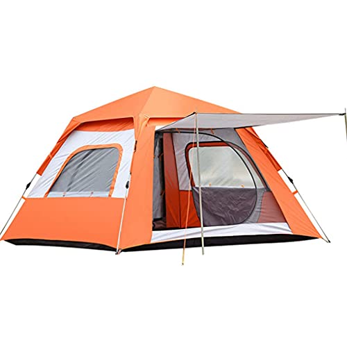 Carpa para camping para 3-6 personas, impermeable y resistente al viento miniatura 1