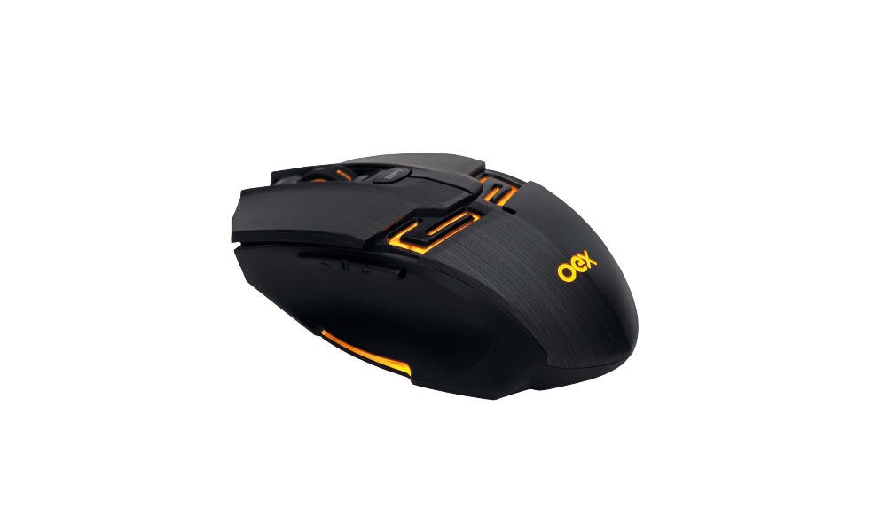 OEX GAME Mouse Gamer Killer MS312 - Led Laranja - 6 botões - 4.000