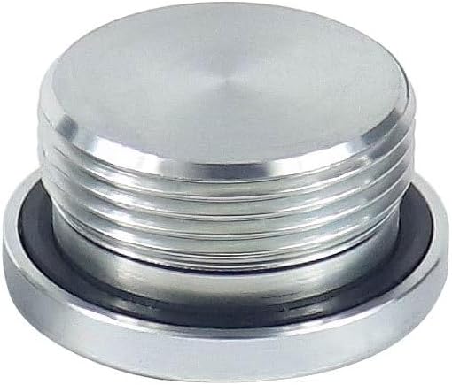 Thread Socket Pipe End Plugs Fitting， Galvanized Male Hex Cap Rubber Sealing Ring Flange Plug Fitting Multiple Sizes(M12x1 5PCS)