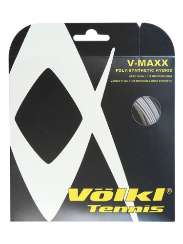 Volkl V-Maxx - Juego de cuerdas de tenis, calibre 17
