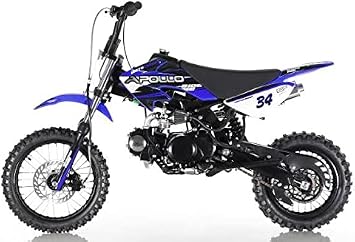 HHH Apollo AGB-34CRF-110CC Gas Dirt Bike RFZ Vitacchi Bike Semi-Automatic pitbike Dirtbike Youth Adults Kids