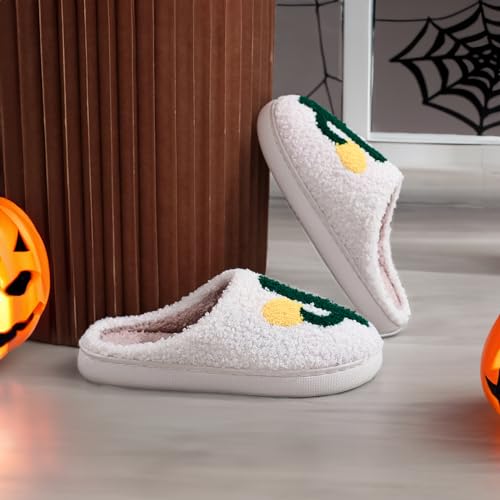Image of Halloween Christmas Slippers Holiday Slipper House Shoes Home Slipper for Women Fuzzy Outdoor Indoor Bedroom Slippers