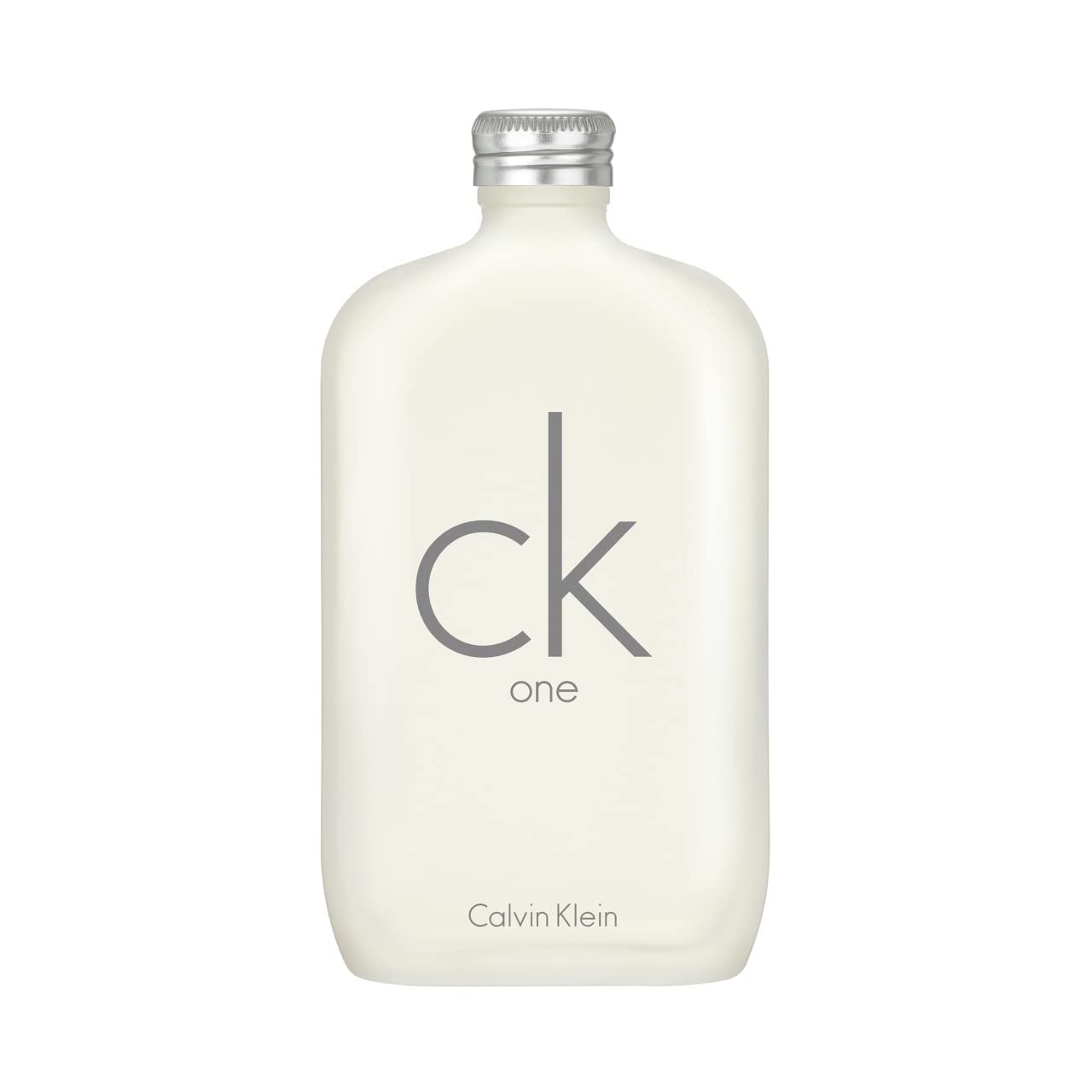 CK One - Unisex Eau de Toilette for All - Citrus & Aromatic Fragrance with Notes of Green Tea, Nutmeg and Musk - Medium Longevity
