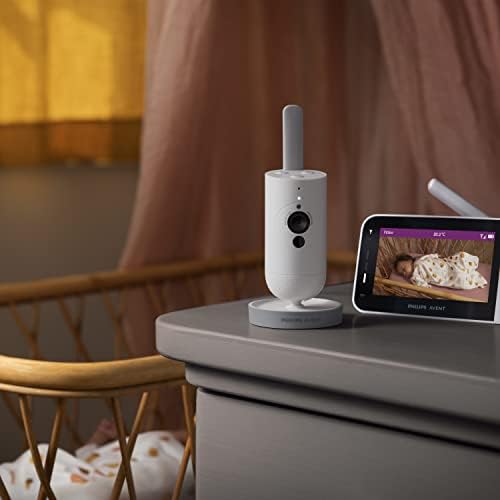 Philips Avent Elektroniczna niania z kamerą Full HD, noktowizorem na podczerwień, dwukierunkowym dźwiękiem, nieograniczonym zasięgiem i funkcją Secure Connect (model SCD923/26)