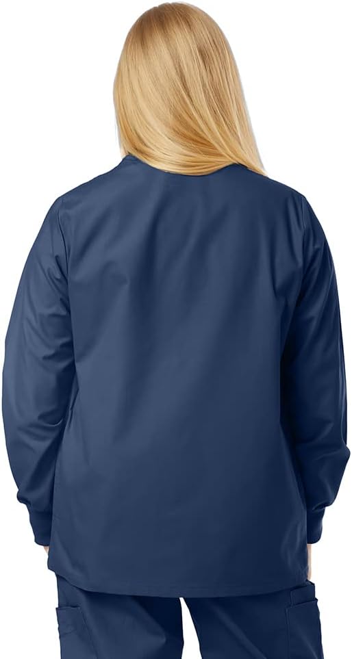 SPECTRUM UNIFORMS Doctor Lab Coat Crew-Neck Tops Unisex Soft Fabric Ideal Medical Professionals Hospital Lab Work Pack of 2