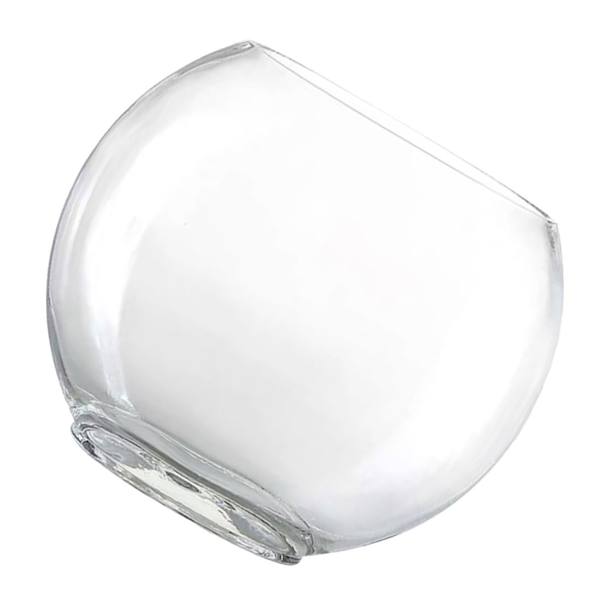 Vase en verre créatif de bol pour plantes et décoration moderne de table