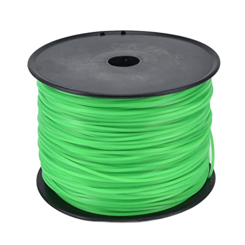 ERYUE Hilo de Desbrozadora Eficiente de Nailon Primera Calidad, Color Verde, 2,0mm X 372m, para Cortacésped, Desbrozadora, para Uso a Largo Plazo
