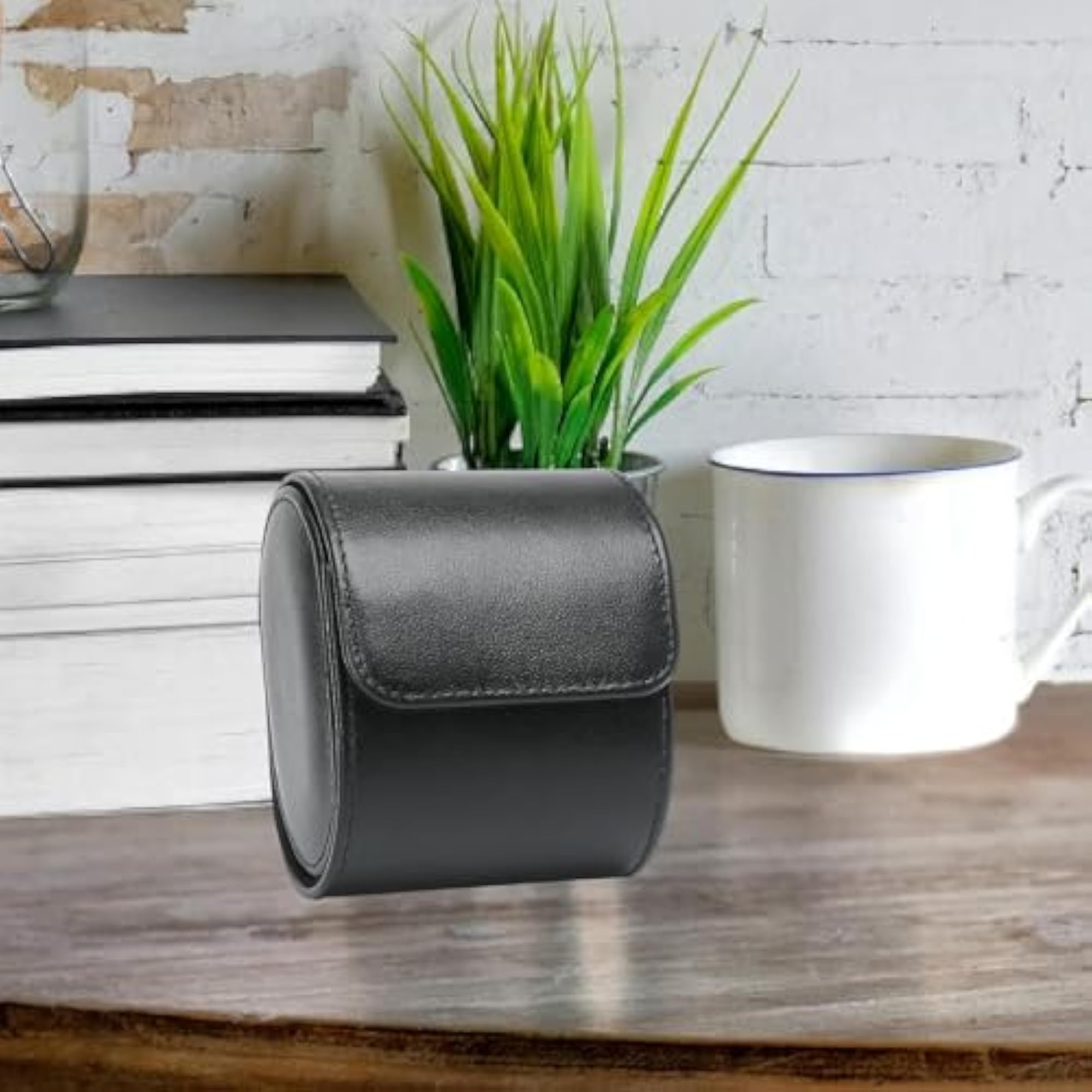 Watch Roll Travel Case for Countertop Home Shop
