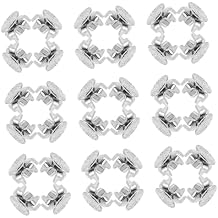 COLLBATH 50pcs Non-Slip Steel Spikes for Boots and Shoes Enhanced Ice Traction Grippers for Snow and Ice Anti-Slip Outdoor Shoe Cleats for Women Hiking Climbing Safety