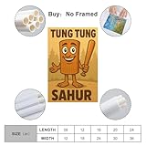 Zoom IMG-1 weofurbl tung sahur poster decorativo Zoom IMG-1 weofurbl tung sahur poster decorativo