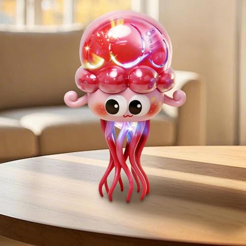 Juguetes interactivos con luz tipo medusa divertida con pilas luminosas 6