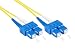 Produktbild Good Connections OS2 LWL Kabel - Duplex - Stecker SC an SC - Singlemode 9/125 - austauschbare Polarität - Lichtwellen-Leiter, Glasfaser-Kabel, Patchkabel - 0,5 m / 50 cm