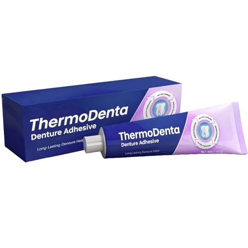 Adhésif thermoplastique pour prothèses dentaires, gel adhésif pour prothèses dentaires, ajustement confortable pour un maintien sûr, usage quotidien pour adultes (1 Pcs)