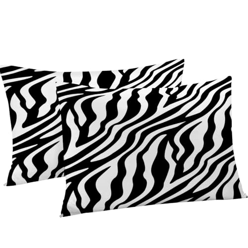 Ensemble de literie 3 pièces chic noir et blanc au design graphique raffiné - 8
