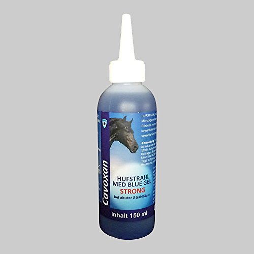 Produktfoto von Cavoxan Hufstrahl MED Blue Gel Strong 150 ml Strahlfäule Strahlpflege