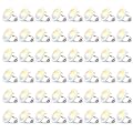 Amico Recessed Lighting 4 Inch, 48 Pack 5CCT Flat LED Can Lights, 2700K/3000K/4000K/5000K/6000K Selectable, 7W Eqv 120W, 700LM Brightness, Retrofit Installation - ETL & FCC