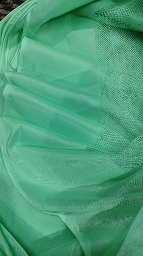 Image of Multicolor Soft Cotton Mosquito net Double Bed King Size | Pure Cotton Mosquito net (Green, 6x7)
