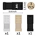 W-Plus Bra Strap Clips, Bra Extender 2 Hooks, Bra Clips and Bra Straps Holder - Conceal Straps - Cleavage Control