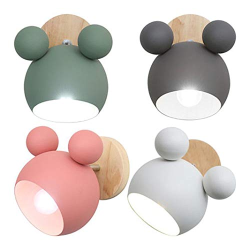 Lámpara de pared interior E27 regulable para pasillo y cabecera 4