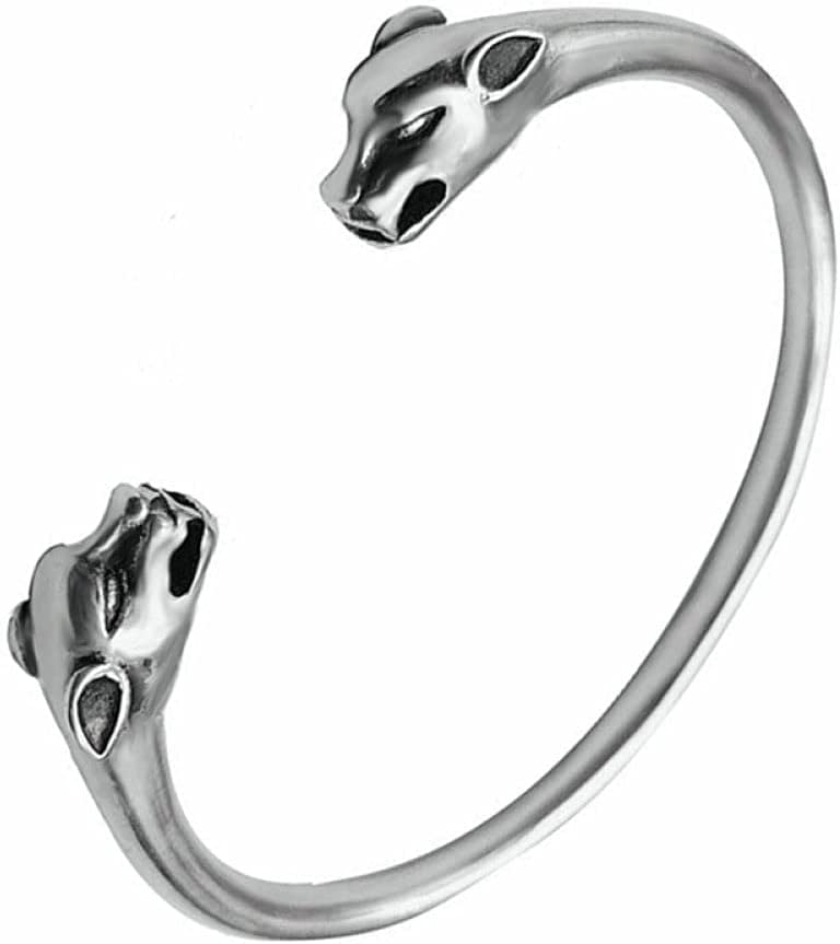 Bracelet pour femmes Pi Xiu en argent sterling, jonc rigide ajustable pour le quotidien