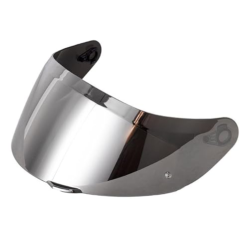 EvoParts Visier GT4-1 GT4-2 kompatibler Helm AGV K1 K1S K5 K5S pinlock ready (Silber, L-ML-XL-XXL)