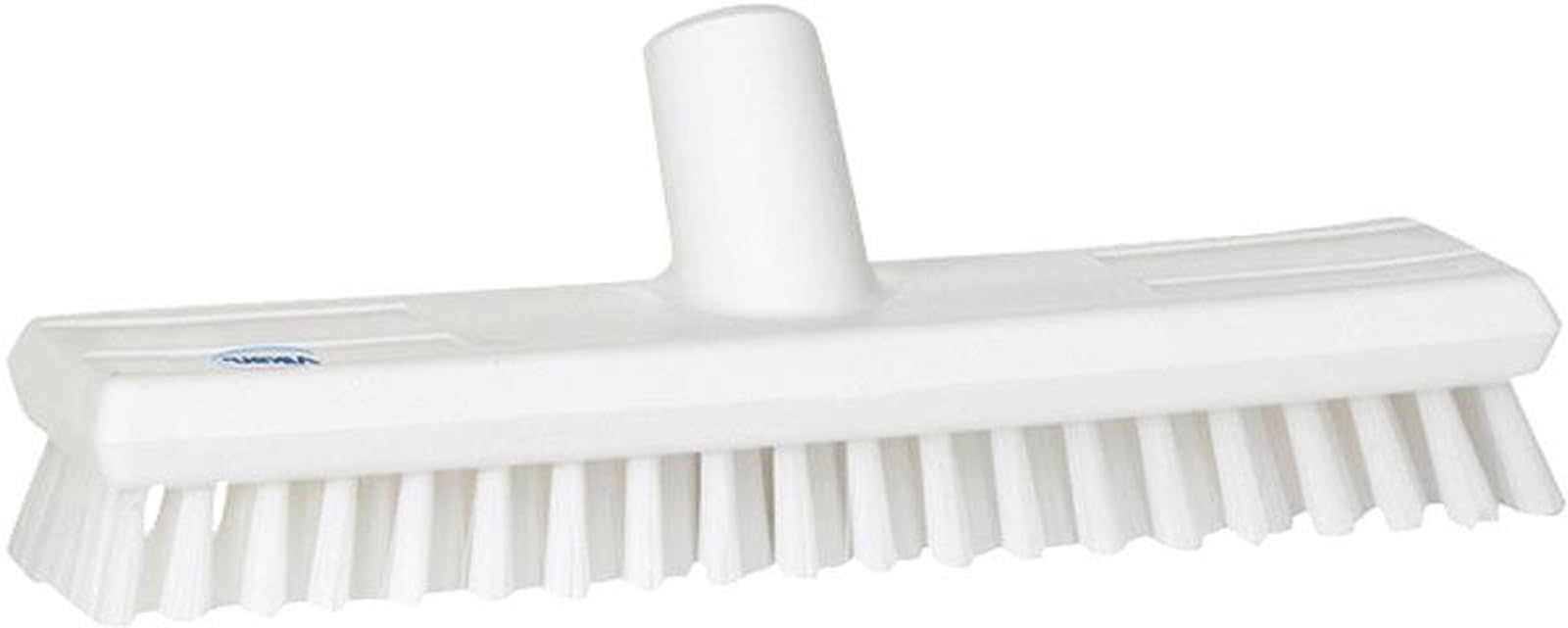 Vikan 70415 Stiff Bristle Deck Scrub, 10-3/4" Polyester, White