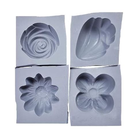 Summer Flowers Rubber Molds, 4/pk Cover