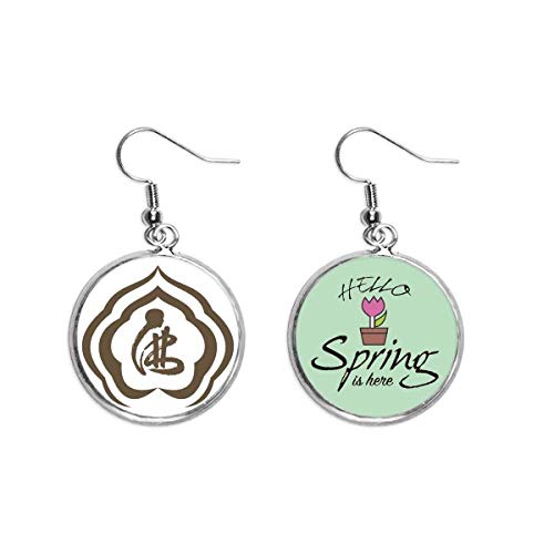 Pendientes de budismo ideales para tus looks diarios de primavera con colgante original