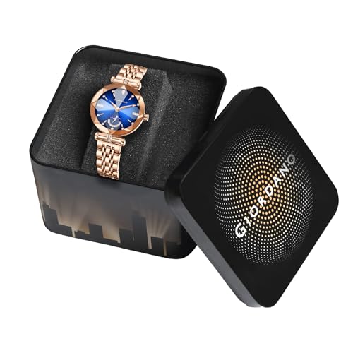 Image of Giordano Premium Watch for Women - Elegant Round Cut Glass Dial with Stainless Steel Strap & Quartz Movement